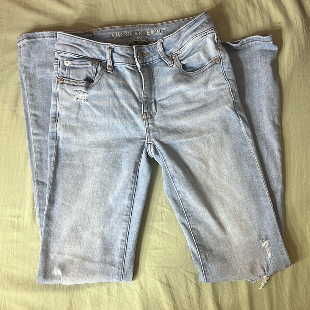 American Eagle Low-Rise Flare Boot Cut Jeans
